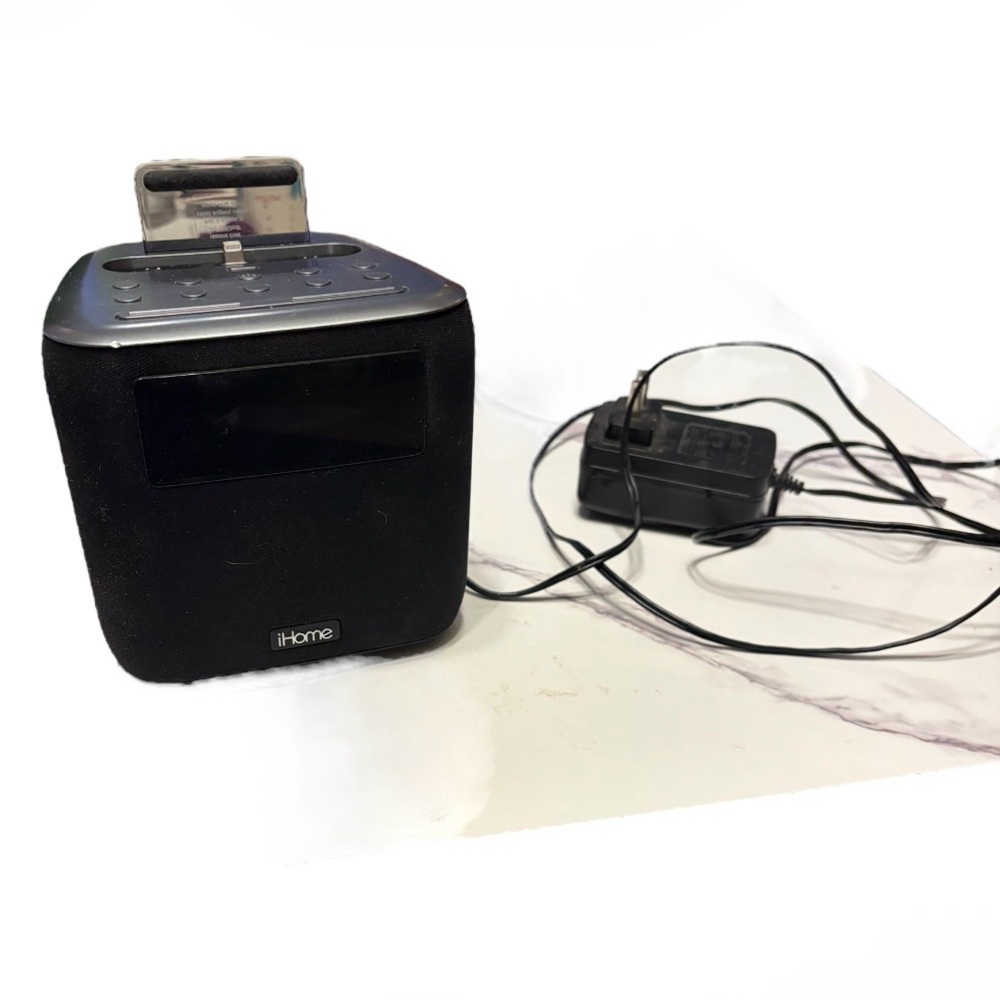 iHome Black Speaker Dock with Charger